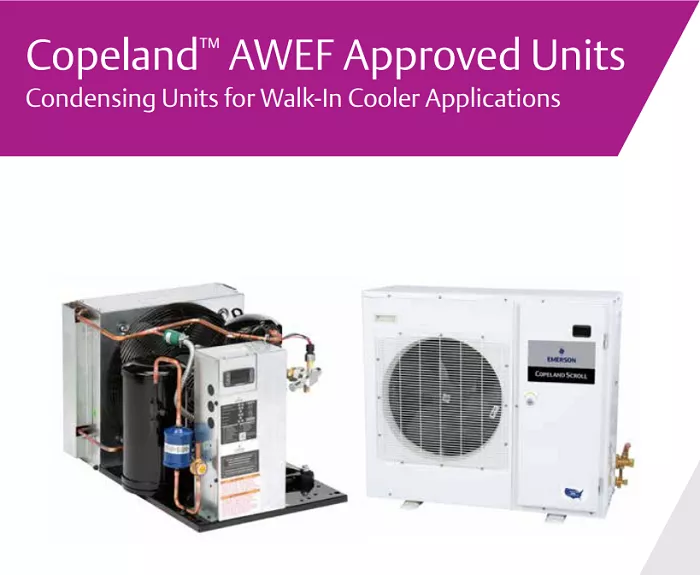 Emerson Launches New Platform of AWEF-Compliant Condensing Units for Walk-In Coolers