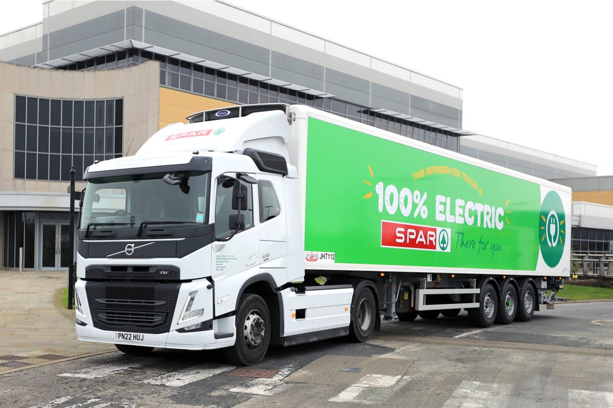 James Hall takes delivery of first SPAR electric trailer from Gray & Adams