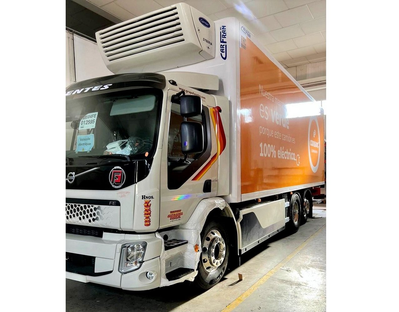 Carrier Transicold Engineless Truck Units Help Fuentes Group Advance All-Electric Capabilities