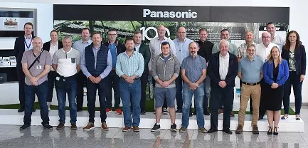 Panasonic Installers Visit Heat Pump Factory in Czech Republic