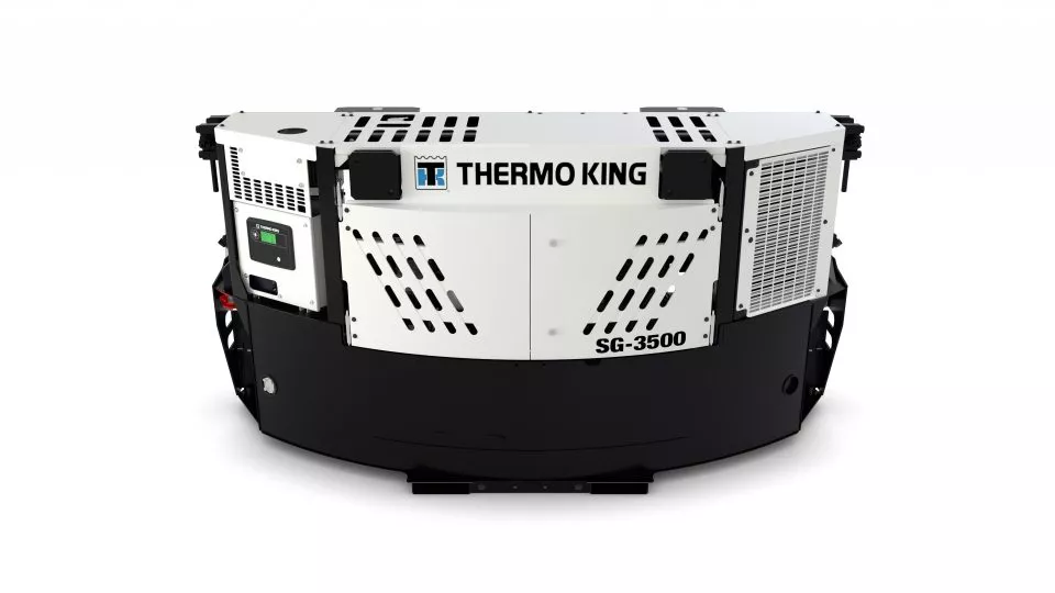 Thermo King introduced its new SG-3500 generator set for marine reefers