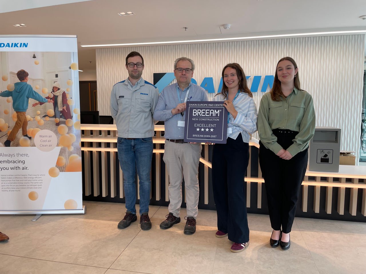 Daikin Europe earns BREEAM Excellent for Belgium R&D centre