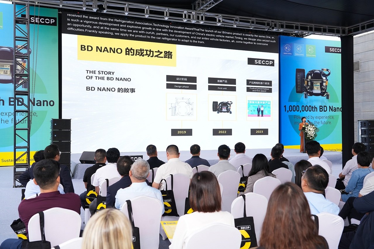 Secop marks 15 years and one million BD Nano units at China facility