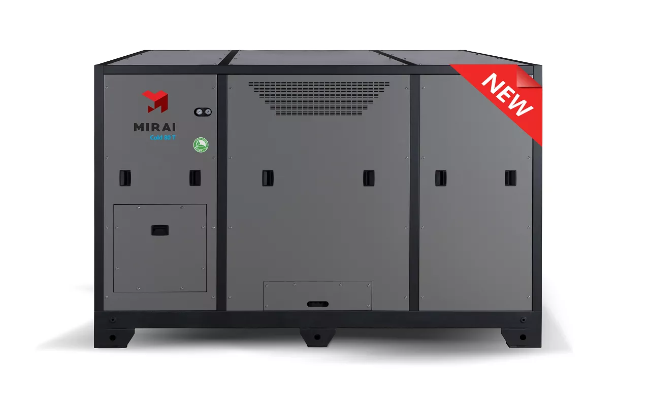 Mirai Intex has added its portfolio the most powerful refrigeration machine MIRAI Cold 80 T