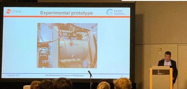 Onda attended the 25 th IIR International Congress of Refrigeration ICR2019