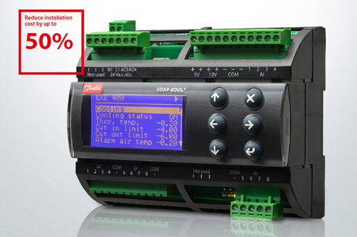 Danfoss announce the release of the second version of the EKE 400 1.1. Evaporator Controller