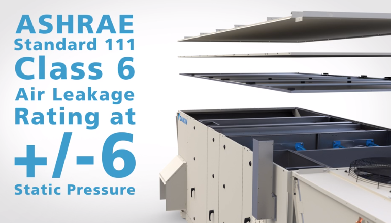 Daikin presented the Rebel Applied rooftop heating and cooling system at AHR Expo