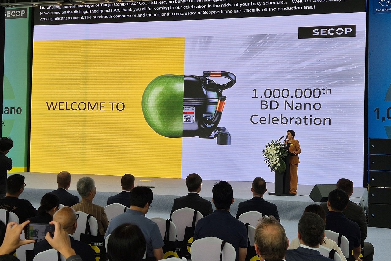 Secop marks production of one million BD Nano compressors in China