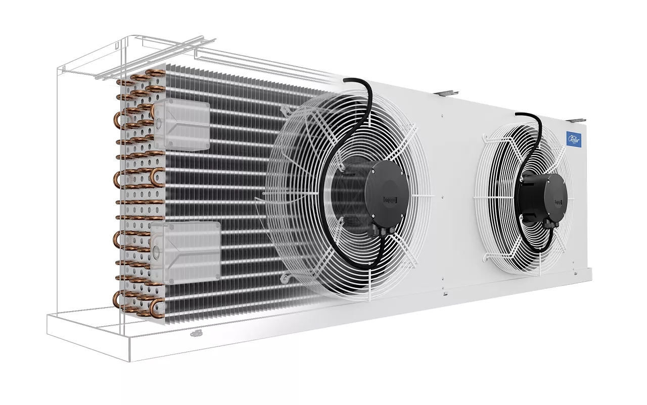 Roller extends modularity of FHV air cooler series