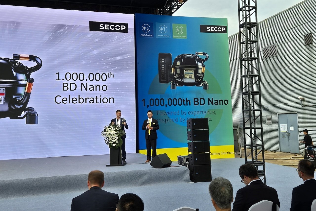 Secop marks production of one million BD Nano compressors in China