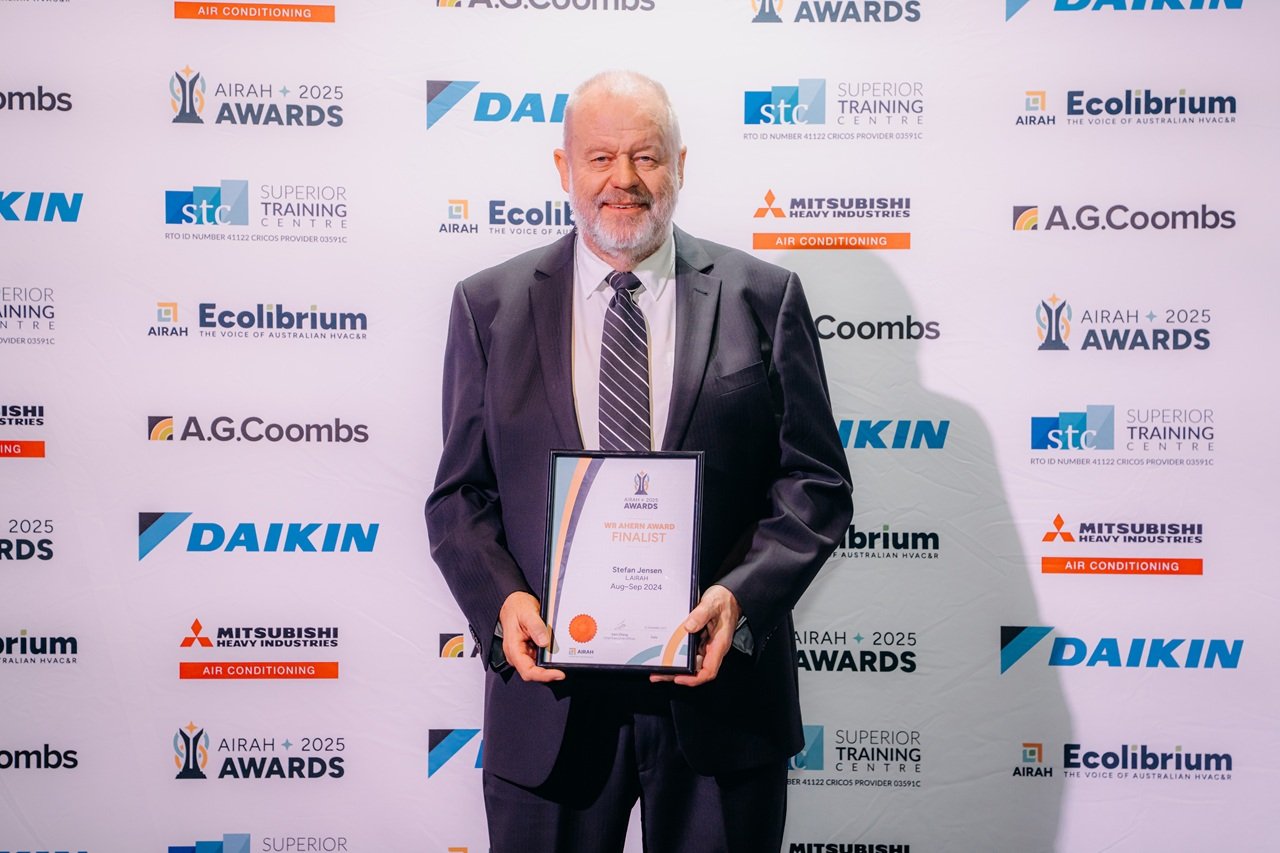 HVAC&R industry’s finest honoured at 2025 AIRAH National Awards