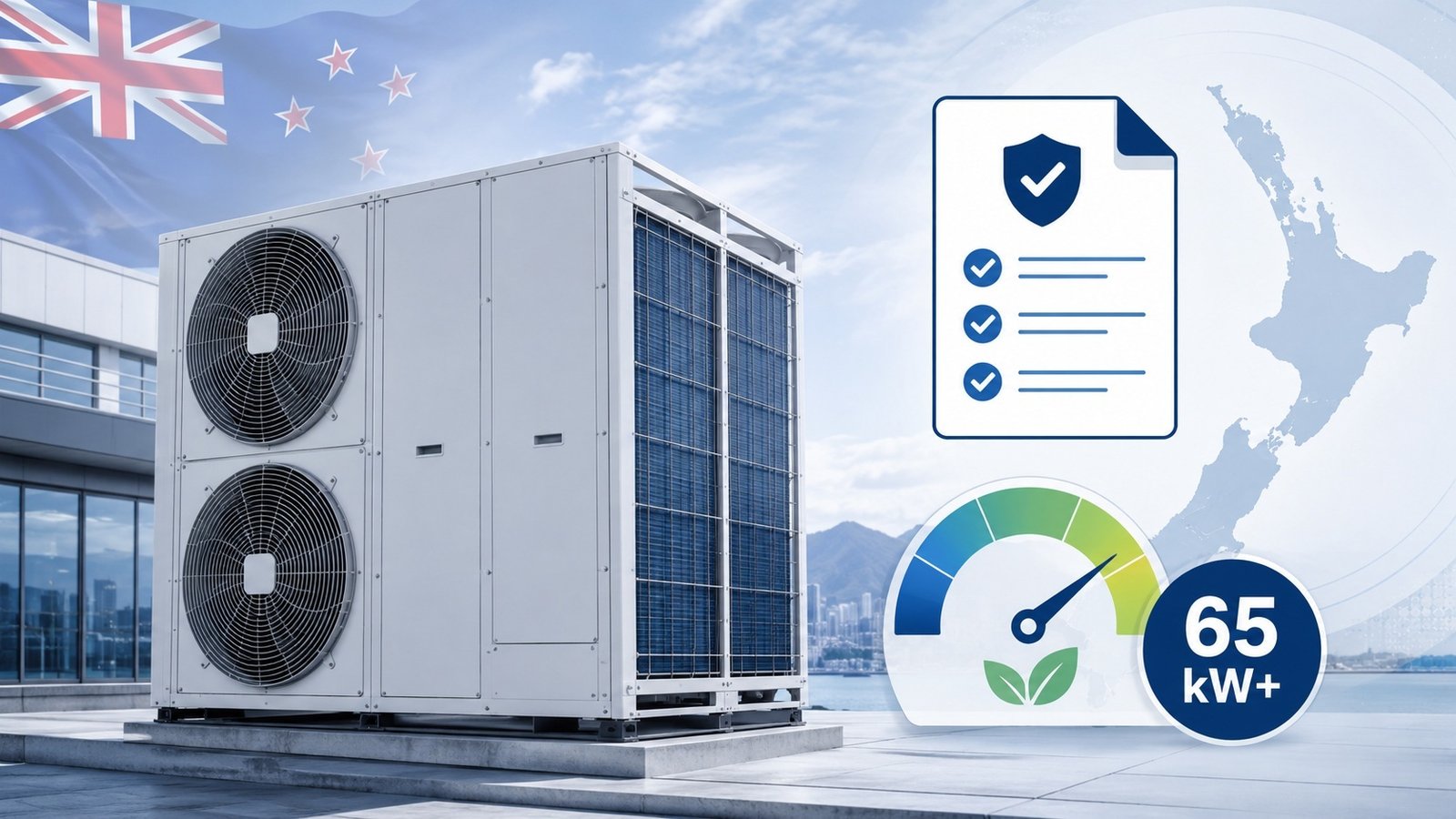 New Zealand adds MEPS rules for air conditioners above 65 kW