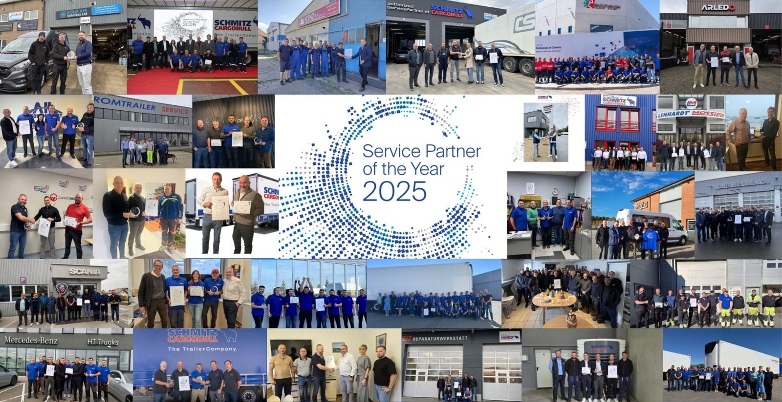 Schmitz Cargobull names 35 European Service Partners of 2025