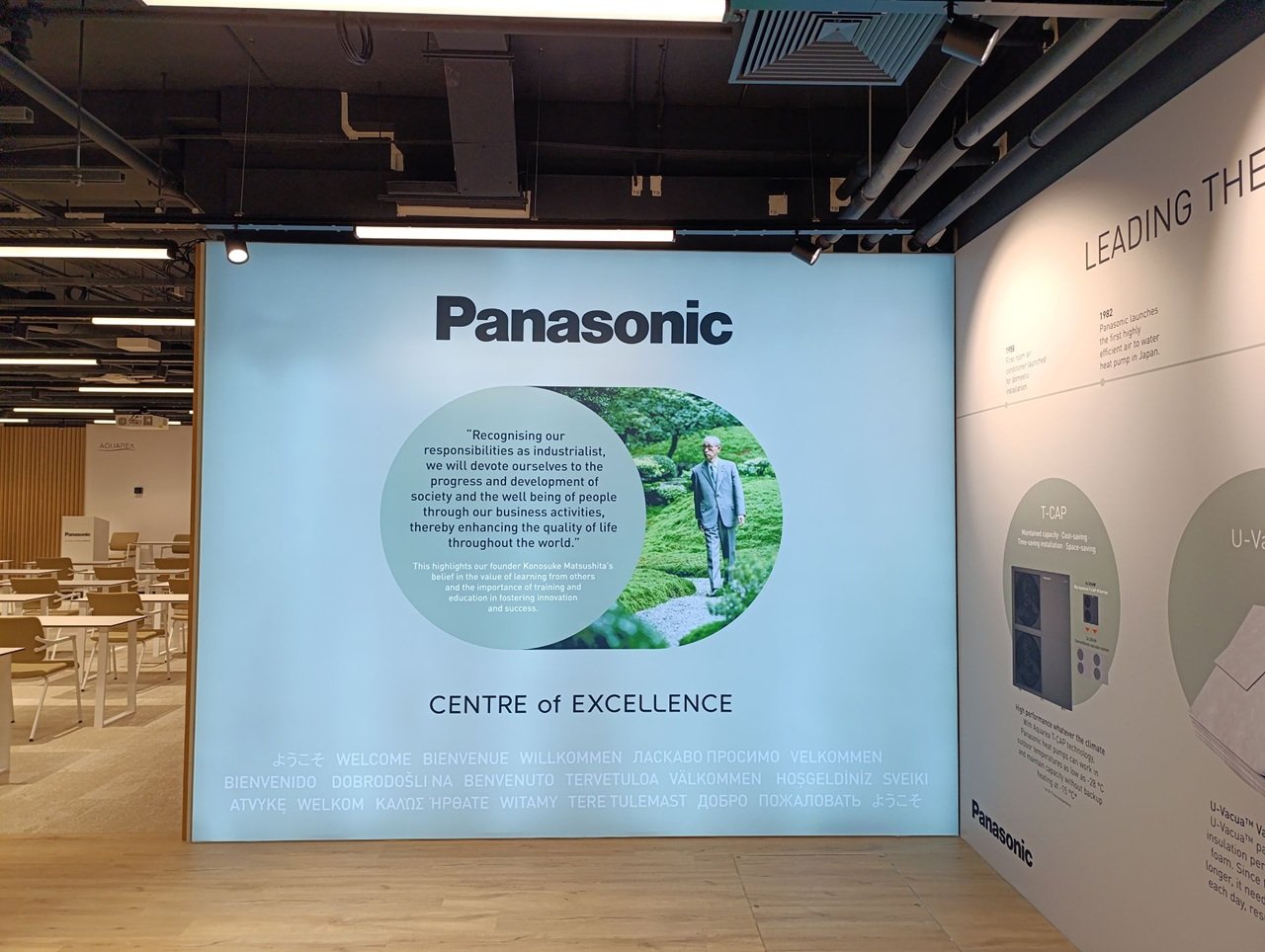 Panasonic opens new European training centre for Aquarea heat pumps in Czech Republic