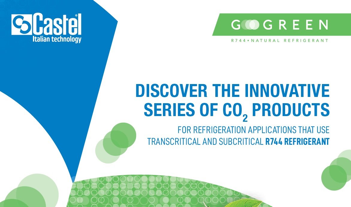 Castel lanza nueva serie de productos de CO2 para sistemas de refrigeración