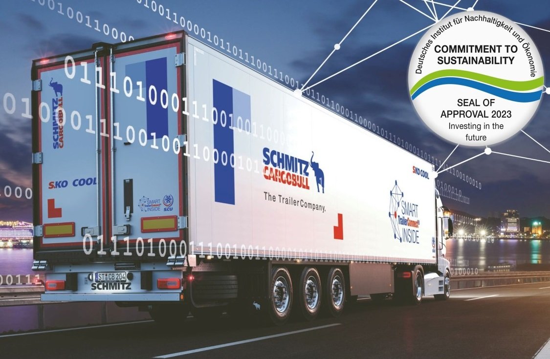 Schmitz Cargobull again receives seal of approval for sustainable trailer telematics