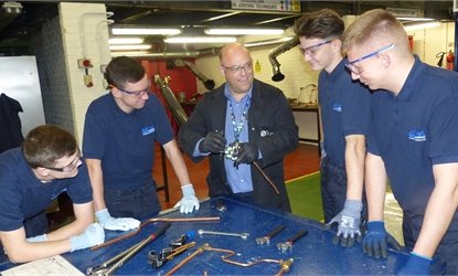 J & E Hall has taken on new apprentices