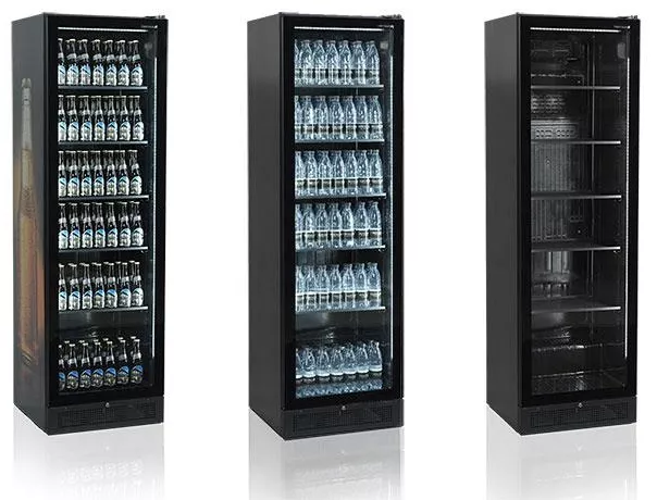 New display cooler from Tefcold with frameless glass door