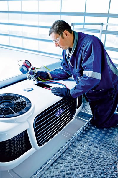 Carrier Transicold has an extensive network of more than 600 service centres throughout Europe