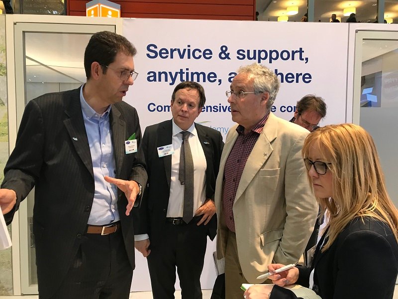 Carrier team held a large press tour at their booth on the first day of Euroshop