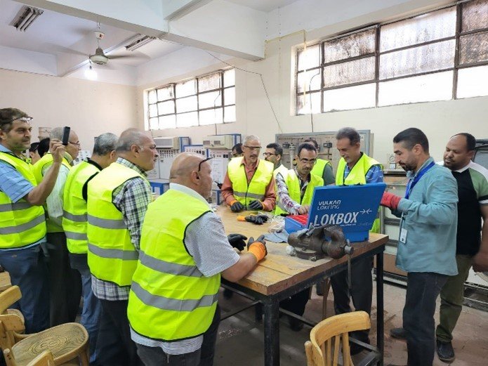 Technician training in Egypt
