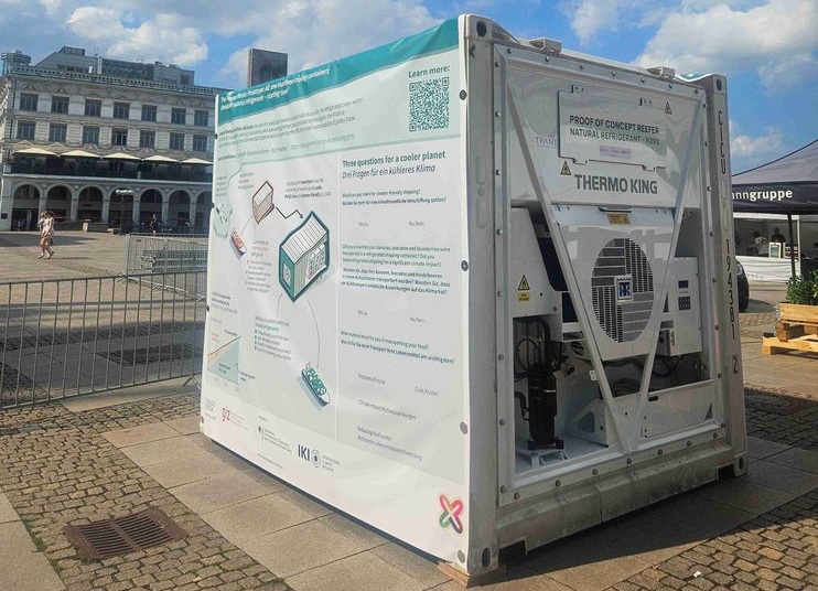 GIZ Proklima showcases R290 reefer prototype at sustainability event