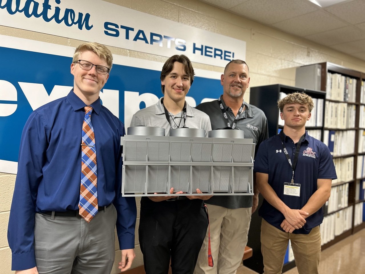 EVAPCO and CCCTC collaborate on 3D model of dry cooler