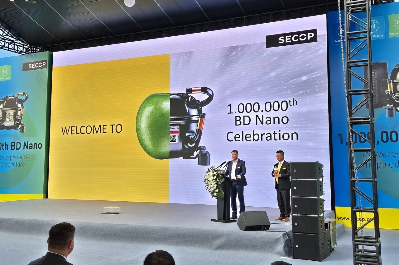 Secop marks production of one million BD Nano compressors in China