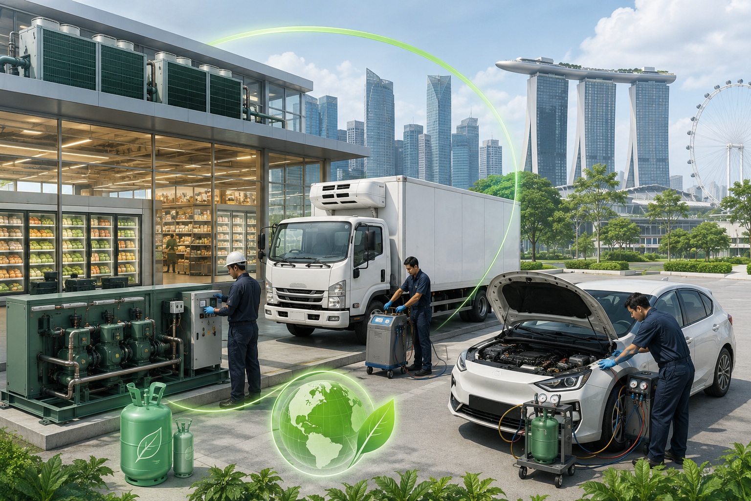 Singapore NEA Tightens Refrigerant Rules for RAC Equipment