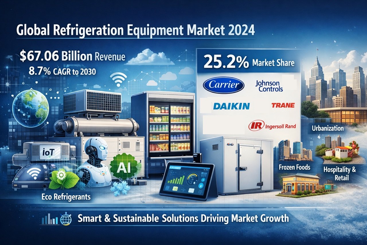 Refrigeration Equipment Market, Global Report 2025-2030