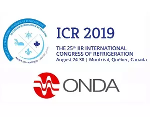 Onda attended the 25 th IIR International Congress of Refrigeration ICR2019