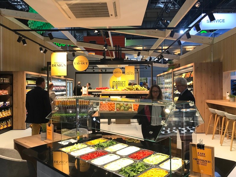 Carrier team held a large press tour at their booth on the first day of Euroshop