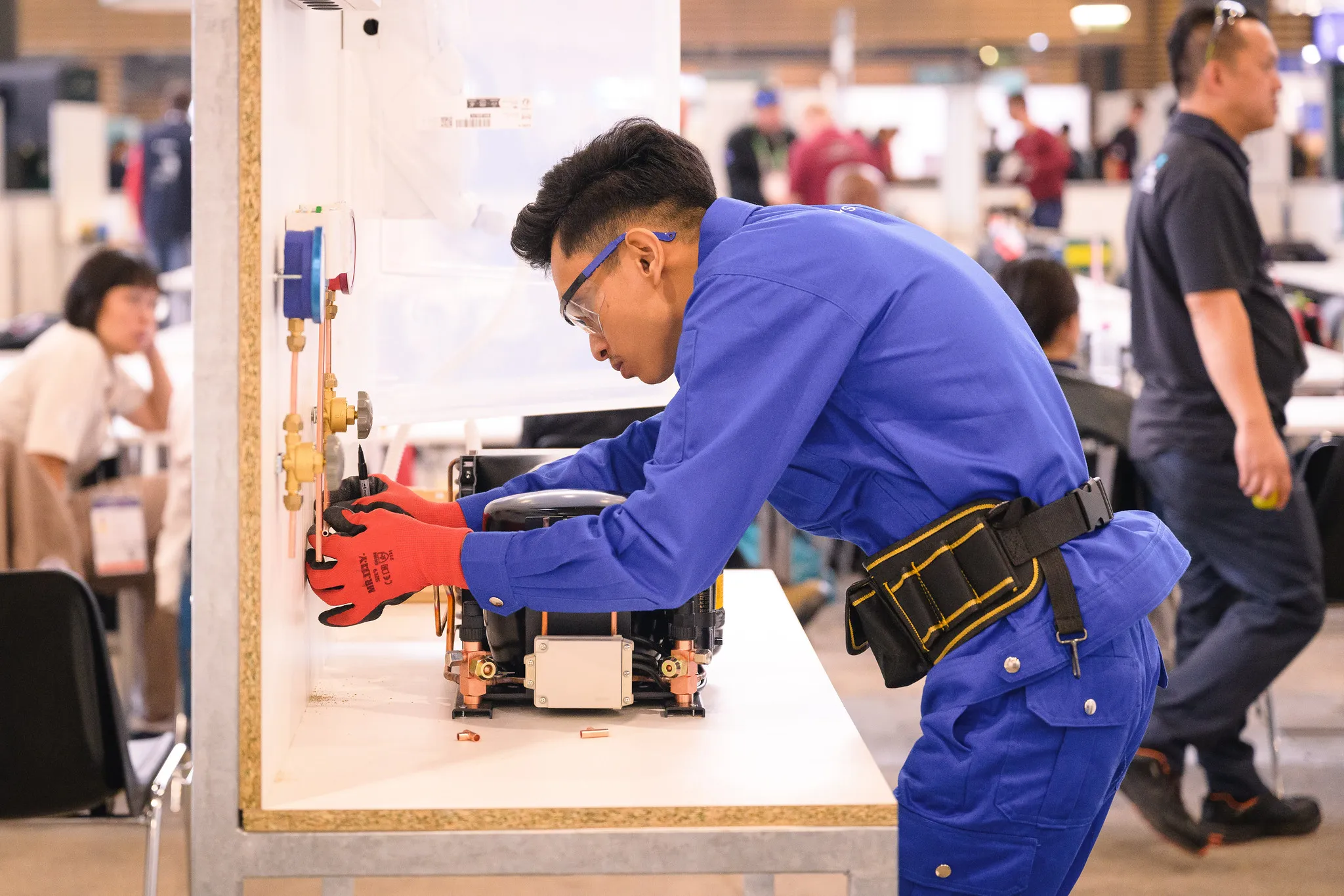 Refrigeration and Air Conditioning Competitions in Full Swing at WorldSkills Lyon 2024