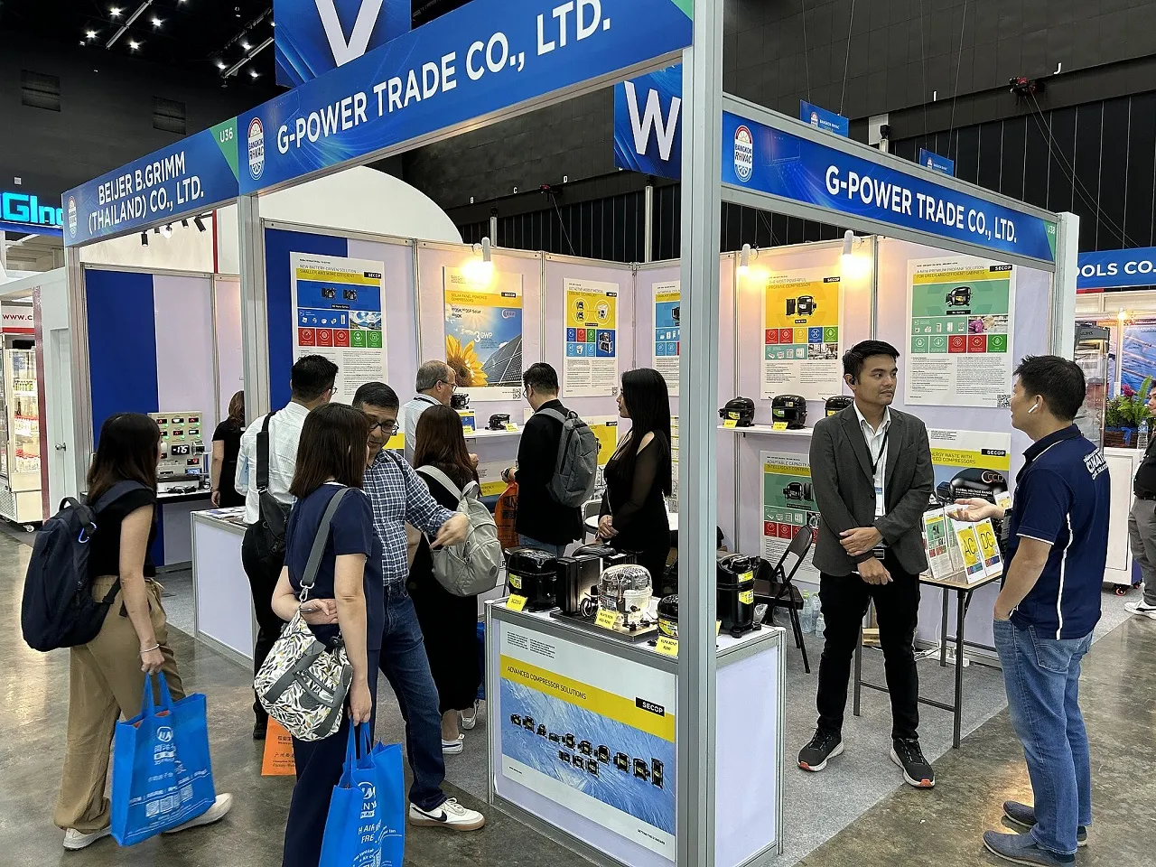 Secop and G-Power Unveil Advanced Refrigeration Technologies at Bangkok RHVAC 2024