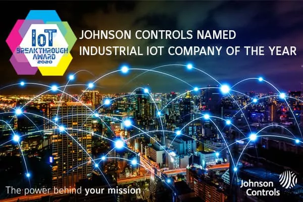 Johnson Controls named “Overall IoT Company of the Year” in 2020 