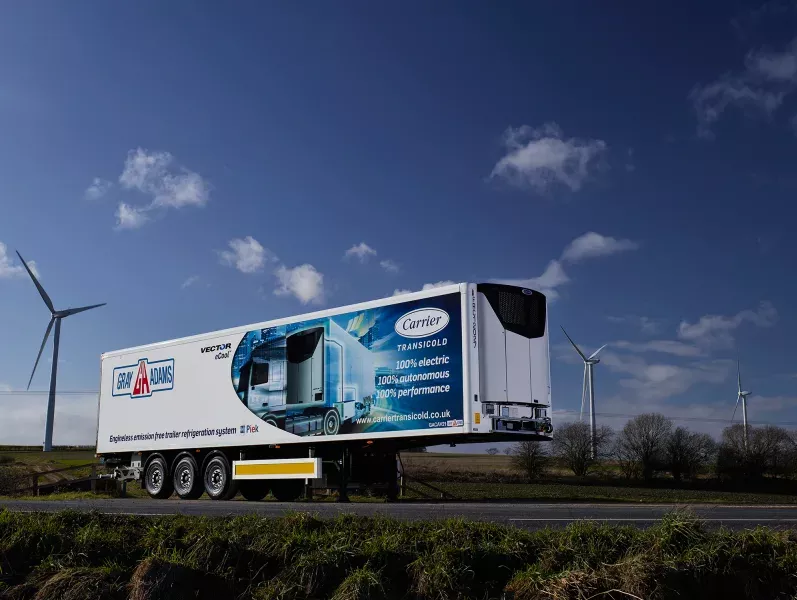 Carrier Transicold and Gray&Adams to Bring All-Electric Autonomous Vector eCool System to UK Roads