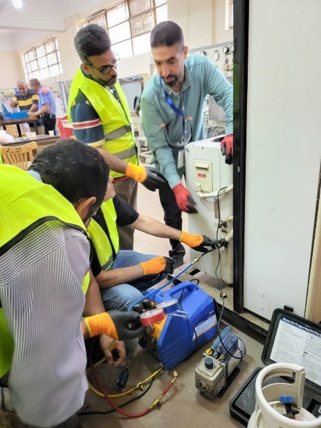 Technician training in Egypt