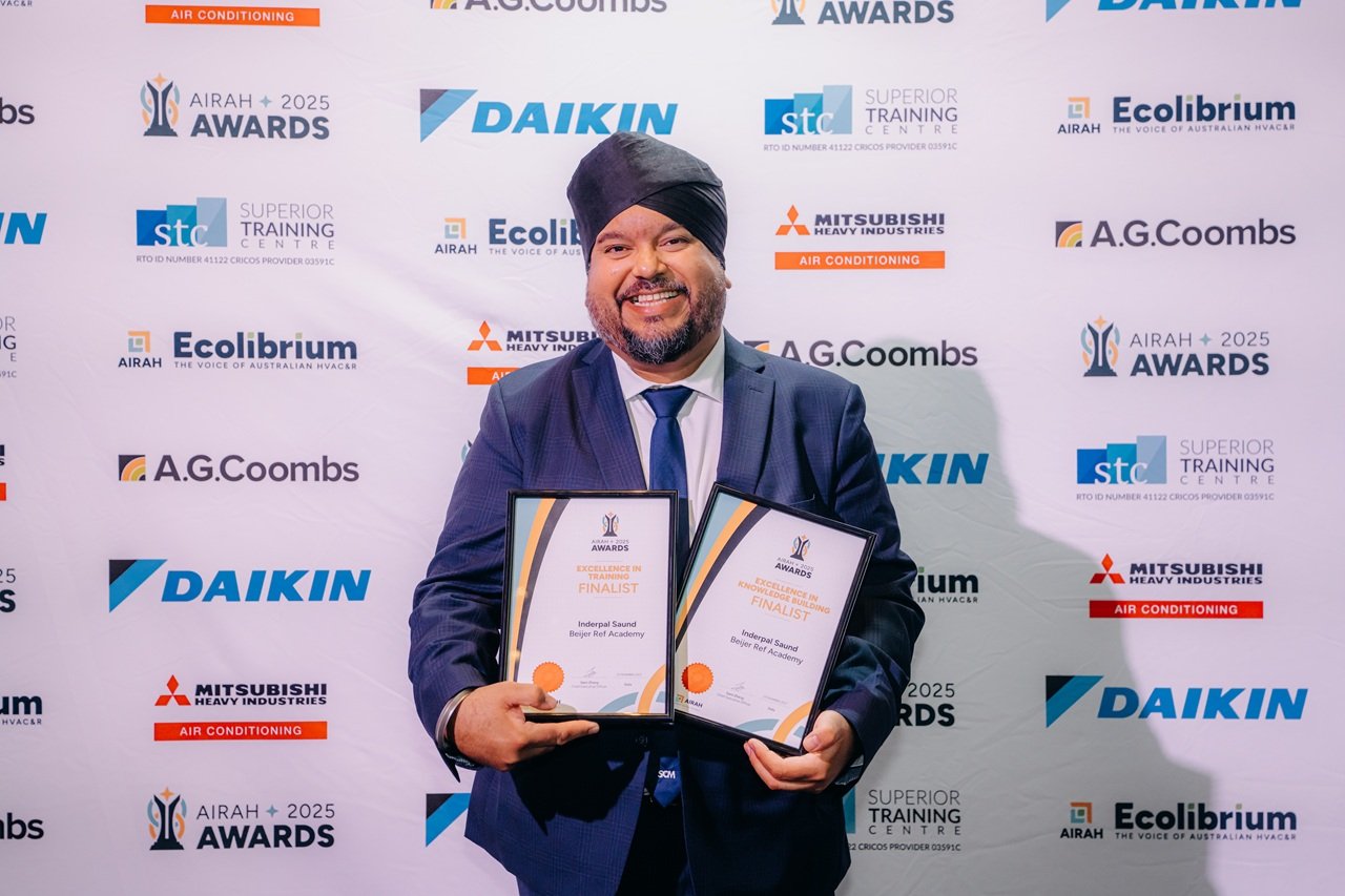 HVAC&R industry’s finest honoured at 2025 AIRAH National Awards