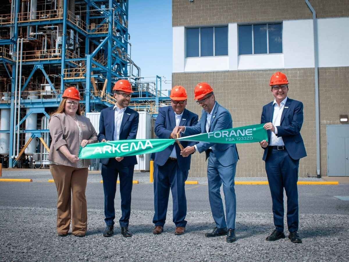 Arkema opens new Forane 1233zd production unit in the United States