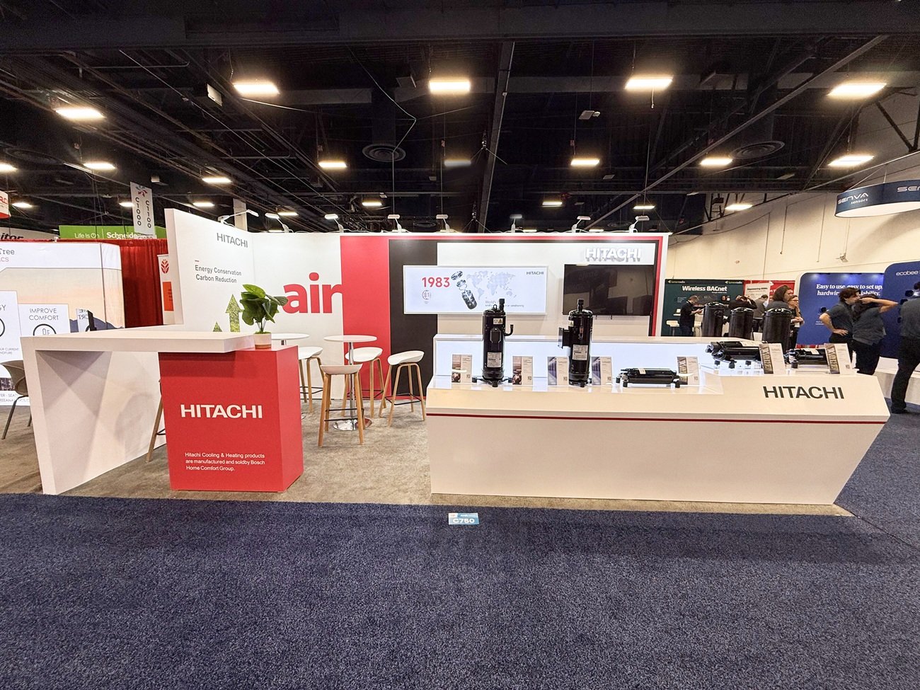 Hitachi Showcases High-Efficiency Scroll Compressors at AHR Expo 2026