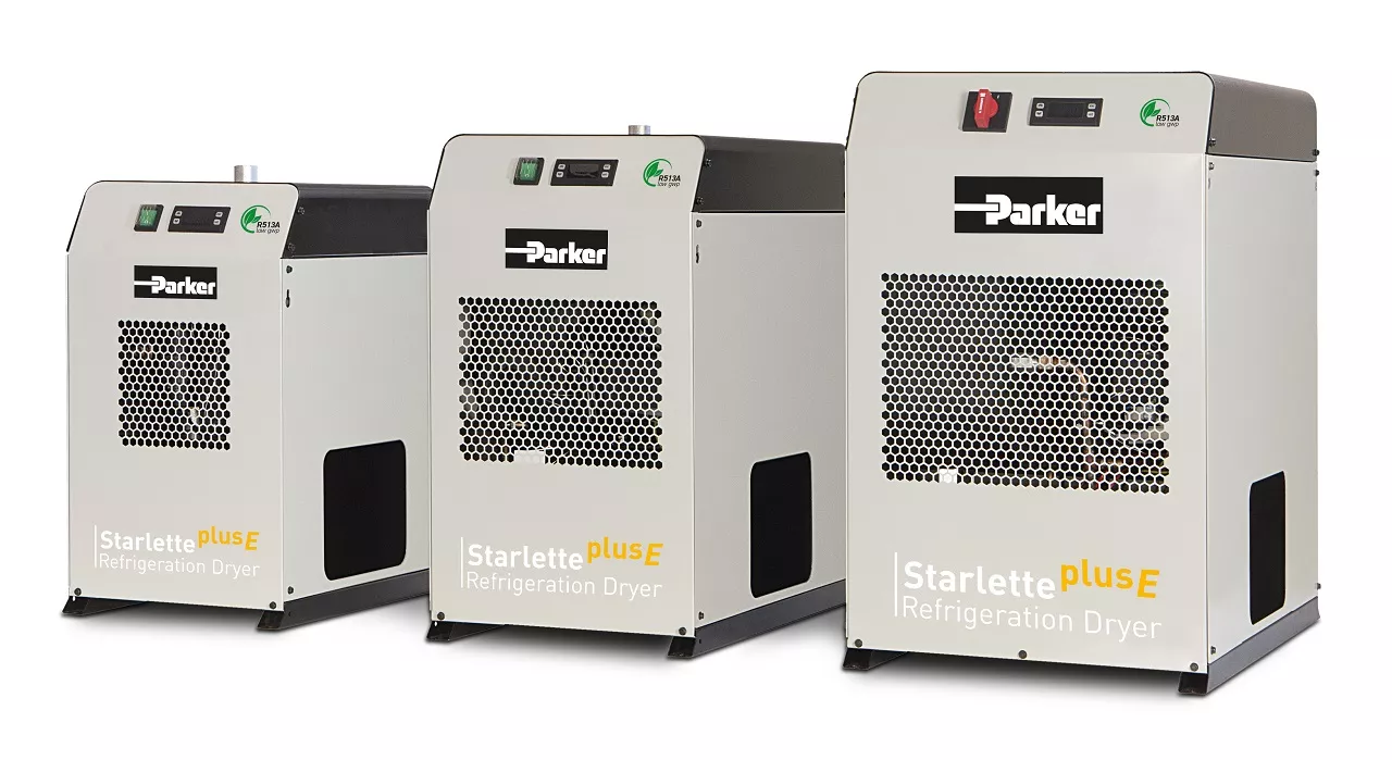 Parker introduces new low GWP refrigeration dryer series for effective removal of water vapour from compressed air