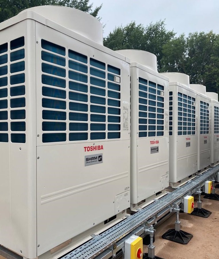 New NHS Nightingale Hospital in Exeter is Air Conditioned with Toshiba SHRM-e Heat Recovery VRF