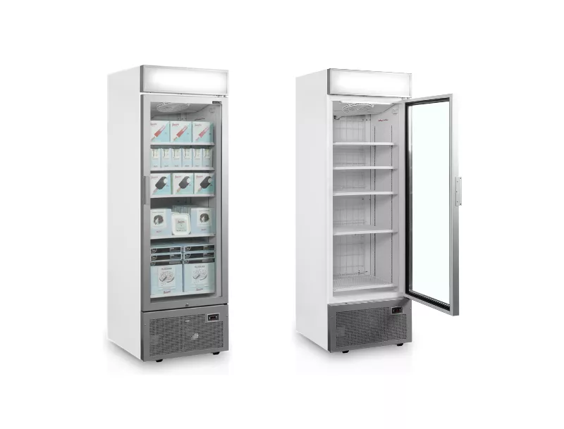 Tefcold presented the new display freezer with adjustable shelves