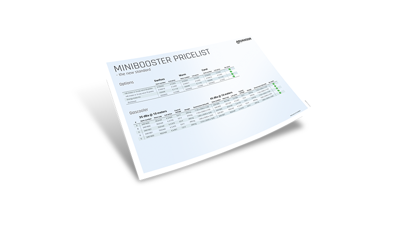 Advansor has updated the price list for MiniBooster