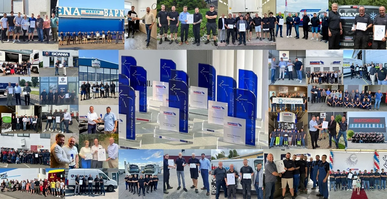 Schmitz Cargobull names its Service Partners of the Year 2024