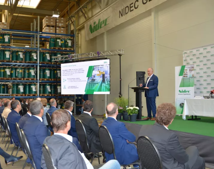 Nidec Global Appliance promotes opening ceremony in its Fürstenfeld production site