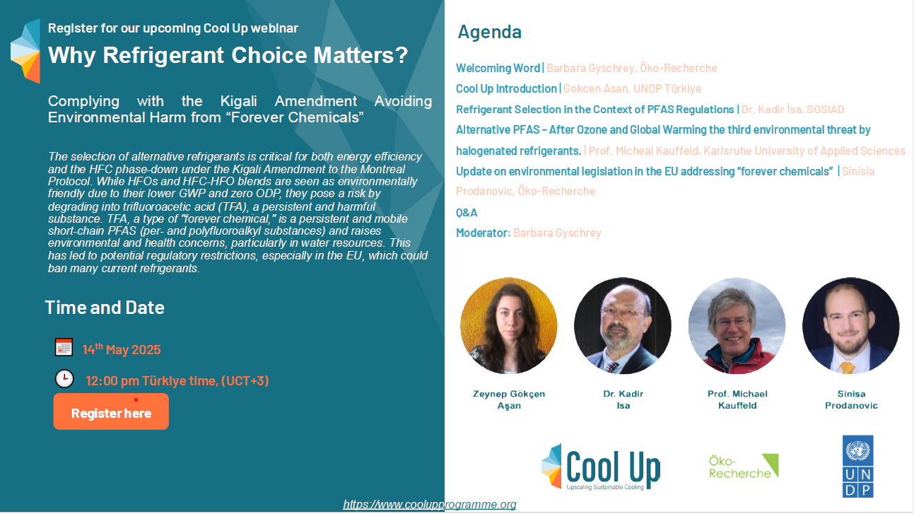 Türkiye webinar highlights PFAS concerns and Kigali compliance in cooling sector