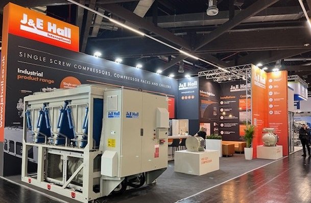 J & E Hall Showcased New Ammonia Chillers at Chillventa