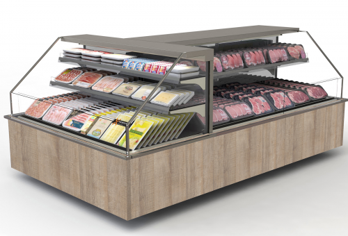 Eurocryor renews the Twin Midi SV semi-vertical self-service cabinet