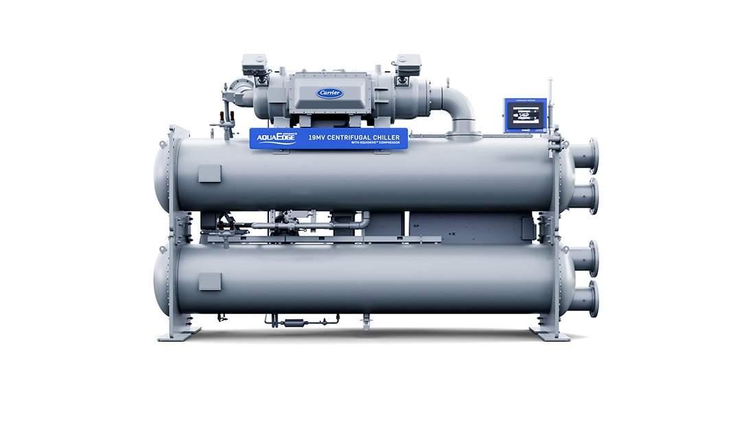 Carrier presenta il chiller AquaEdge 19MV con refrigerante a basso GWP
